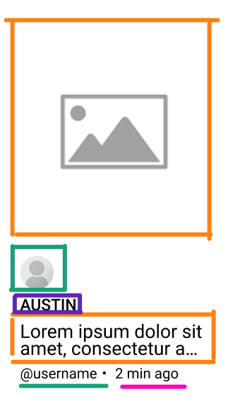 Wireframe vertical card 2